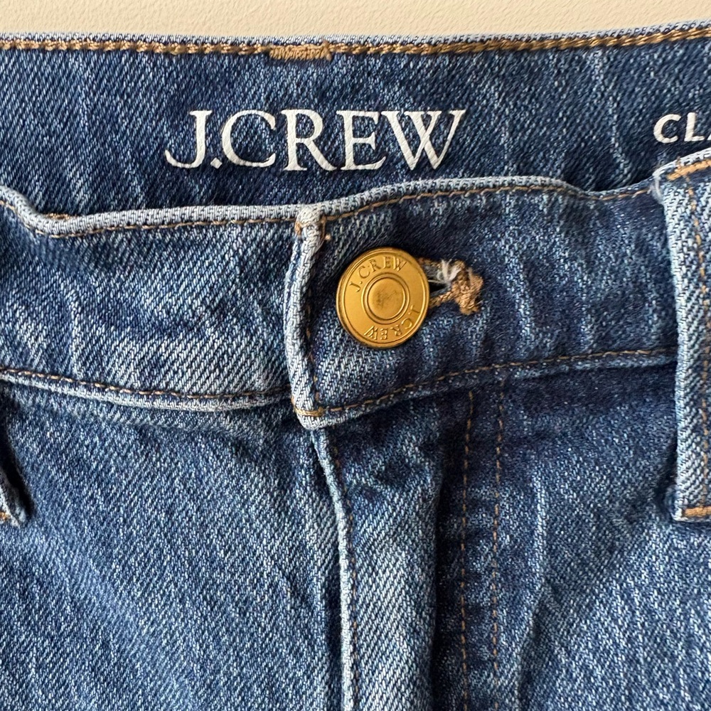 J. Crew Straight Leg with Raw Hem Jeans - Picture 7 of 13